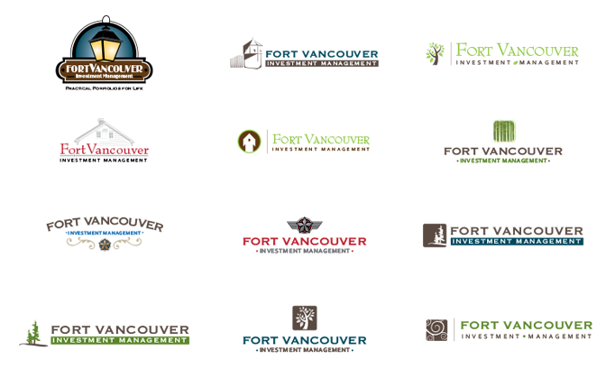 Trabajo del logotipo de Fort Vancouver Investment Management
